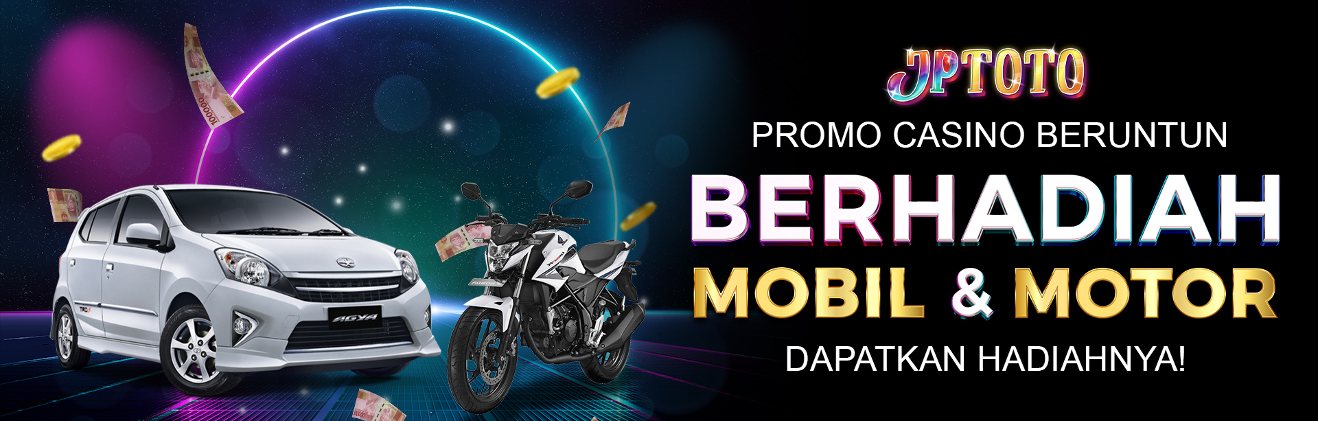 BERHADIAH MOBIL & MOTOR - LIVE CASINO