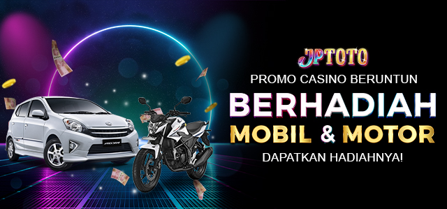 BERHADIAH MOBIL & MOTOR - LIVE CASINO