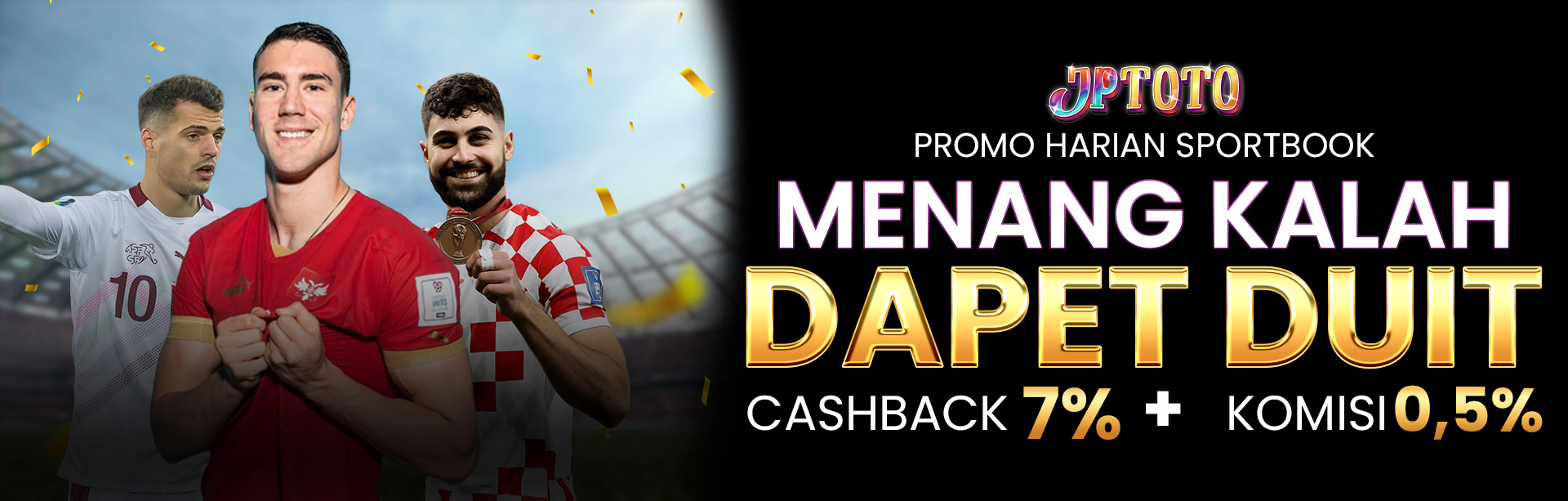 CASHBACK 5% & COMMISION 0,5% - SPORTSBOOK